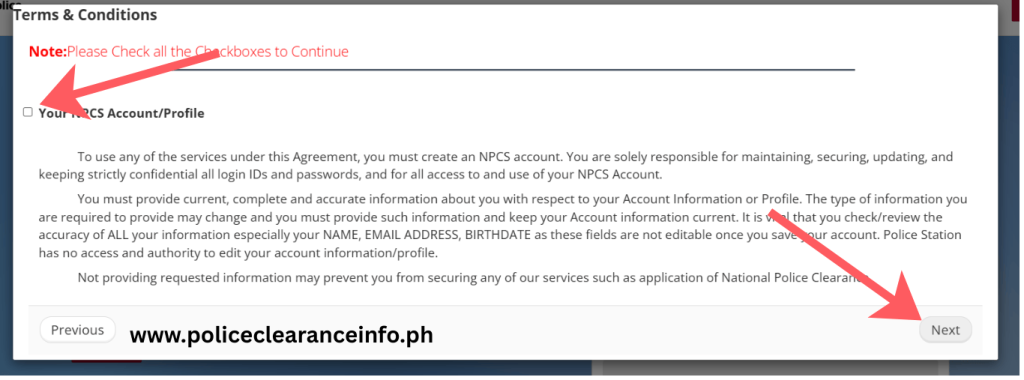 Step2 Agreement Privacy